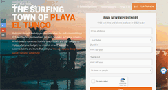 Desktop Screenshot of playaeltunco.com