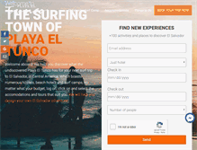 Tablet Screenshot of playaeltunco.com